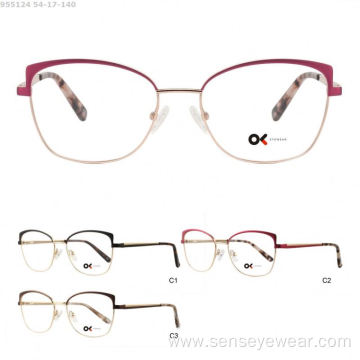 Ladies Designer Metal Optical Frames Eyewear